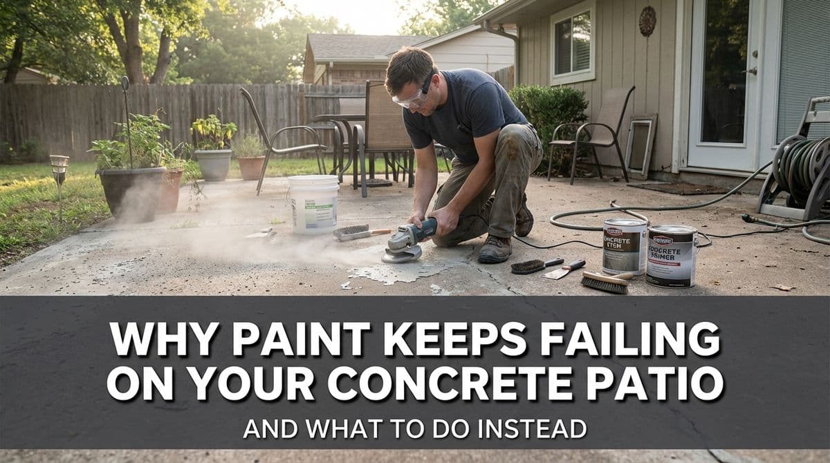 Why Paint Keeps Failing on Your Concrete Patio image