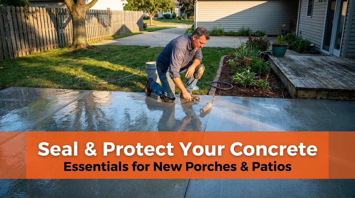 Featured post - How to Seal and Protect New Concrete Porches and Patios